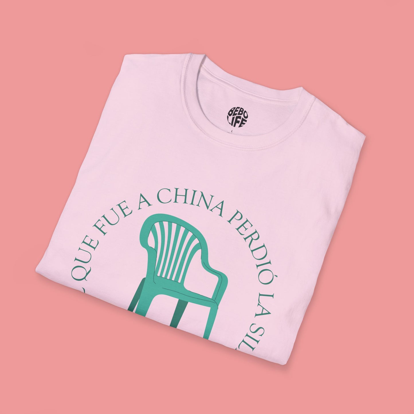 El que fue a China perdió la silla. Cuban T-shirt. Cultural Streetwear