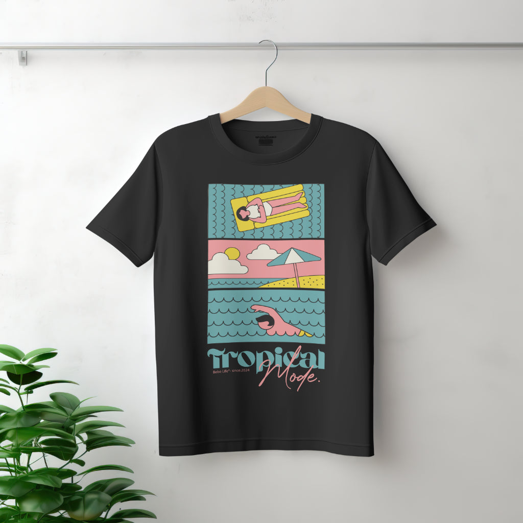 Tropical Mode Tshirt. Cultural streetwear