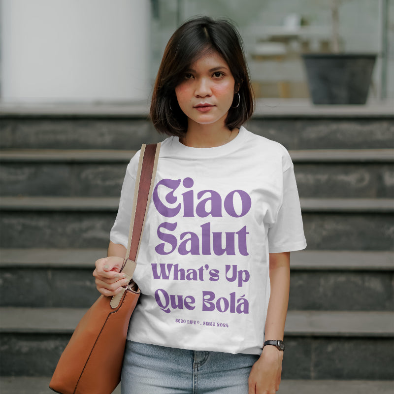 Ciao T-shirt, Cultural streetwear. Global Collection