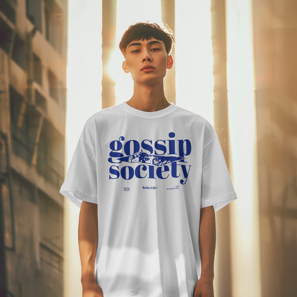 A Gossip Society T-shirt, Saying, US Collection